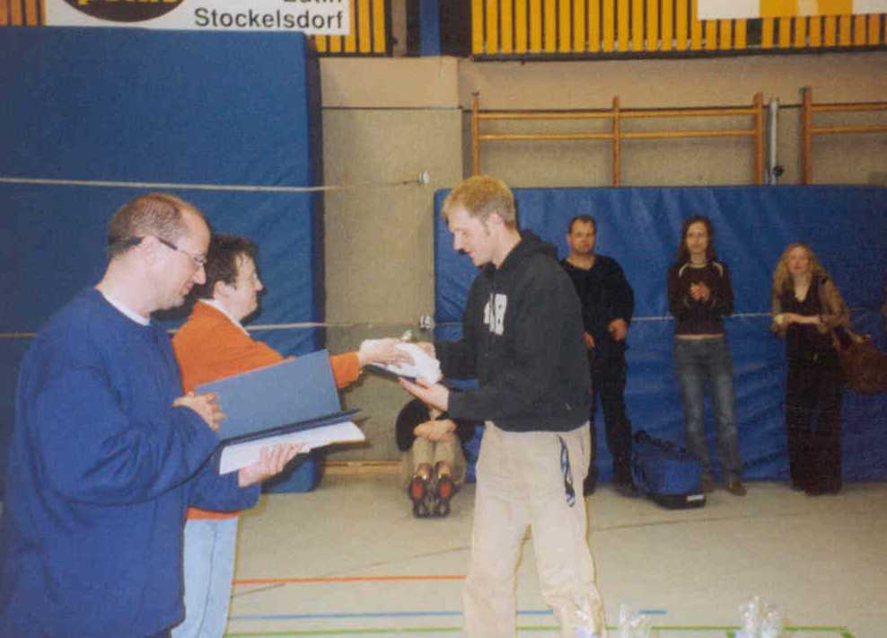 3. Platz Herreneinzel Klasse B